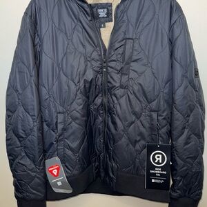 Primark Men's Black Quilted Ski Jacket